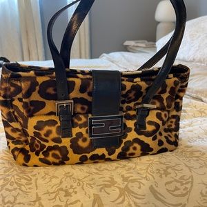 Fendi baguette animal print